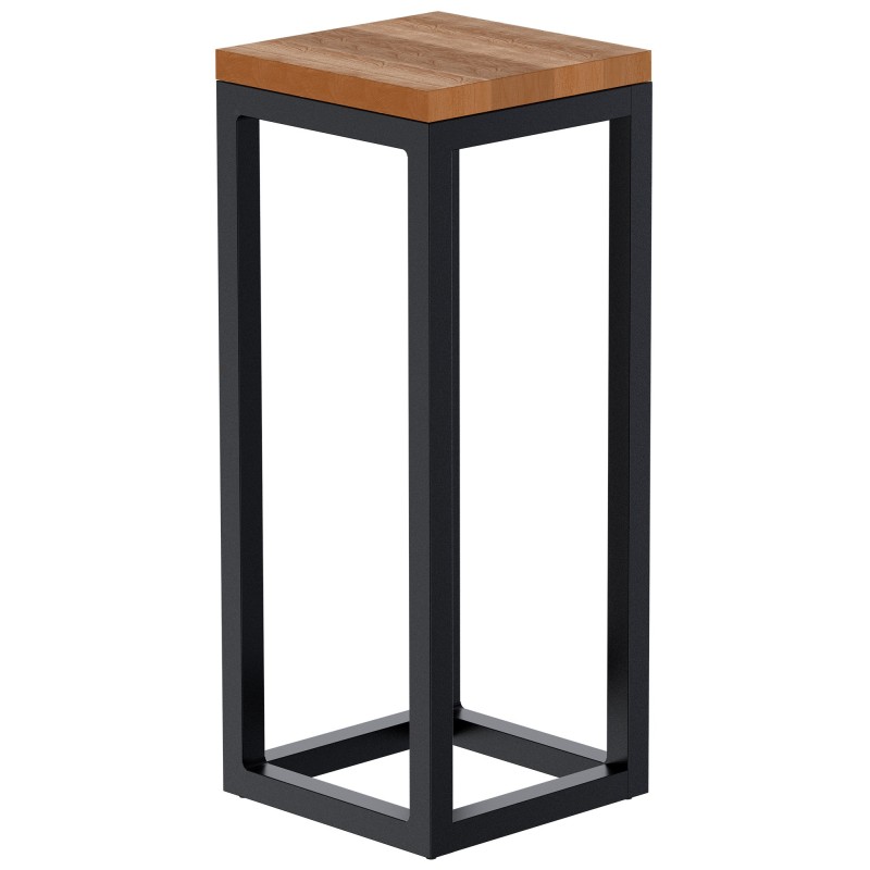 Mesa auxiliar Manteo de roble, 20x20x50 cm