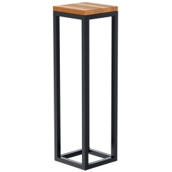 Mesa auxiliar Manteo de roble, 20x20x70 cm