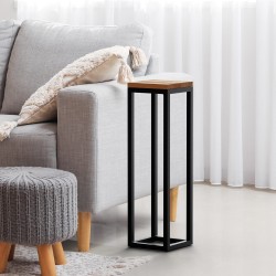 Mesa auxiliar Manteo de roble, 20x20x70 cm