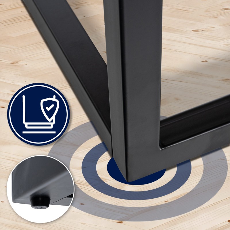 Mesa auxiliar Manteo de roble, 20x20x70 cm