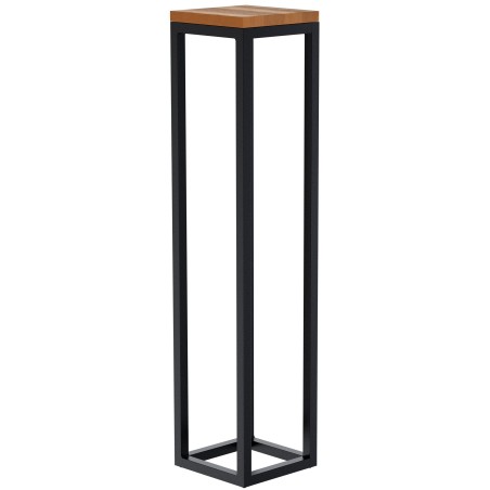 Mesa auxiliar Manteo de roble, 20x20x90 cm