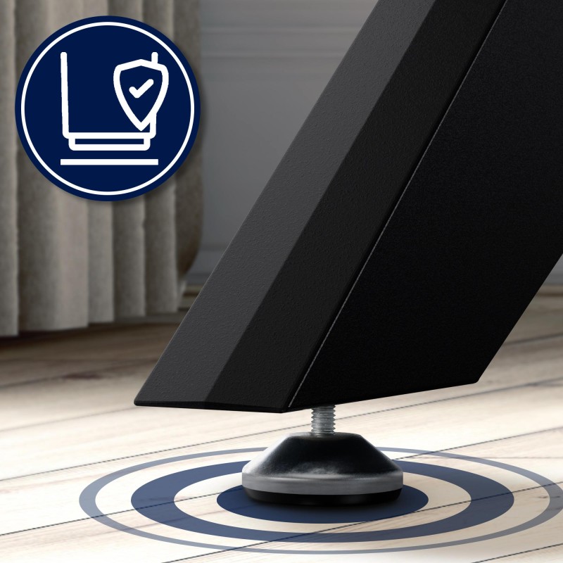 Patas de mesa Delmont de 95x95 cm negras