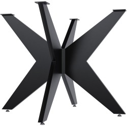 Patas de mesa Delmont de 95x95 cm negras