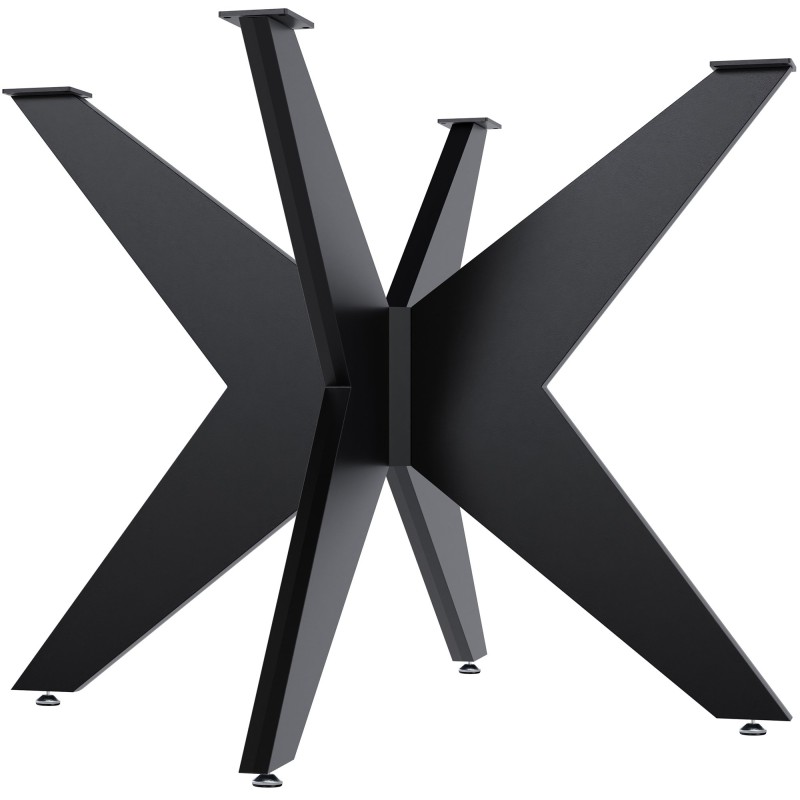 Patas de mesa Delmont de 95x95 cm negras