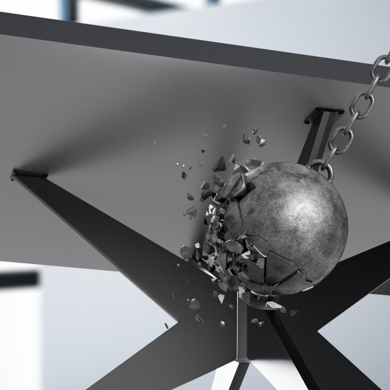 Patas de mesa Delmont, 130x130 cm, negras