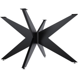 Patas de mesa Delmont, 130x130 cm, negras