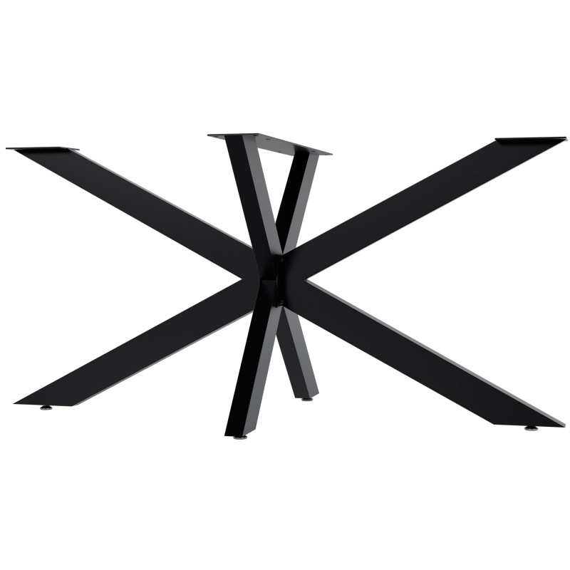 Patas de mesa Hardwick 150 x 78 x 71 cm negras