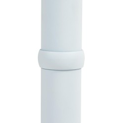 Mesa redonda Hereford, 60 cm, blanca/blanca