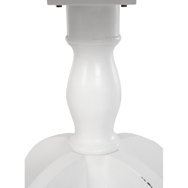 Mesa de comedor Roswell, 90 cm, natural/blanca