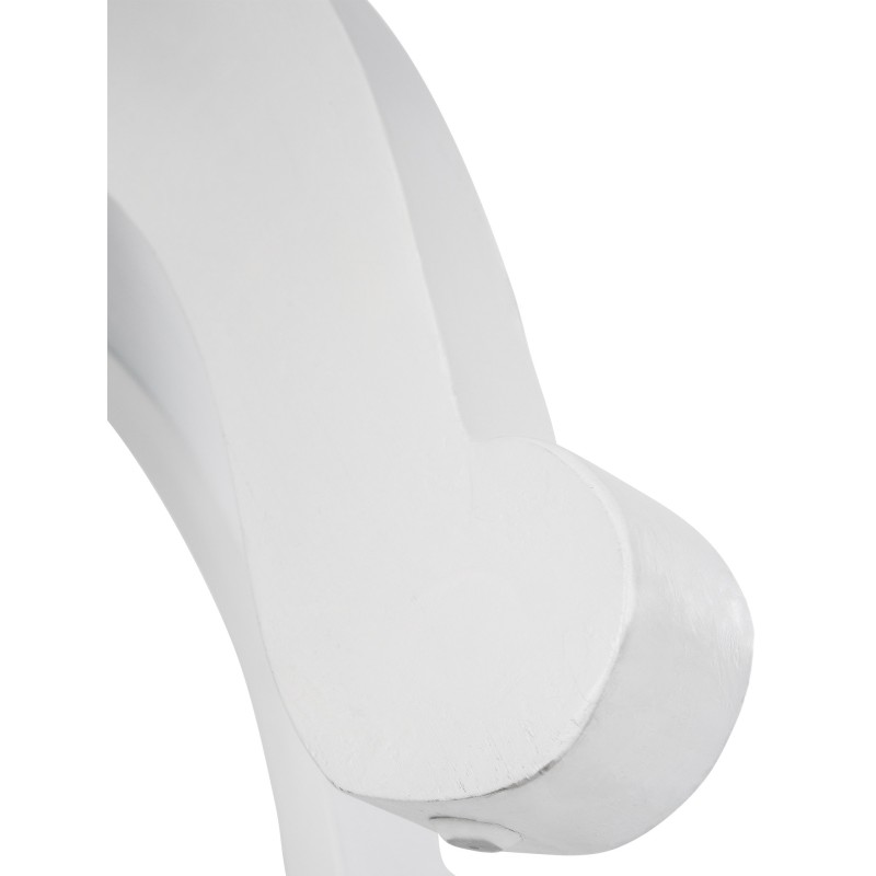 Mesa de comedor Roswell, 90 cm, natural/blanca