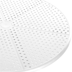 Mesa redonda Lacota, 60 cm, blanca