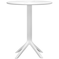Mesa redonda Lacota, 60 cm, blanca
