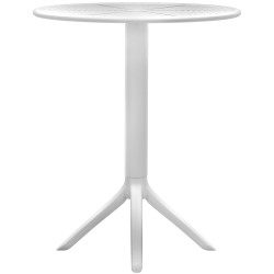 Mesa redonda Lacota, 60 cm, blanca