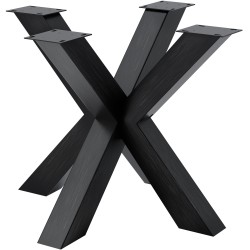 Patas de mesa Harlan 85x85x71 negro industrial