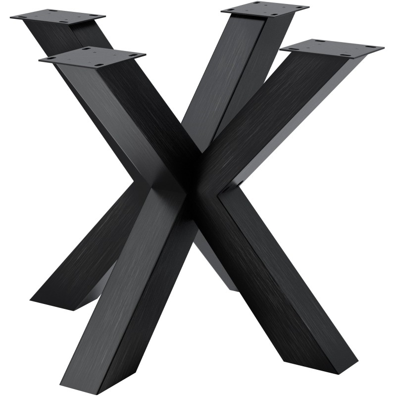 Patas de mesa Harlan 85x85x71 negro industrial