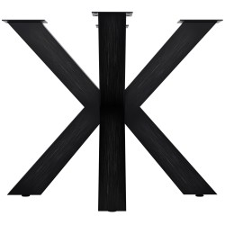 Patas de mesa Harlan 85x85x71 negro industrial