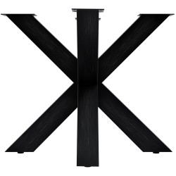 Patas de mesa Harlan 85x85x71 negro industrial