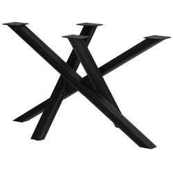 Patas de mesa Finney 120x70x72 negro antiguo