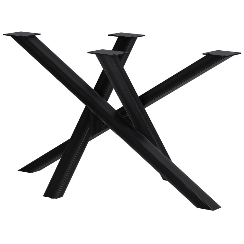 Patas de mesa Finney 120x70x72 negro antiguo