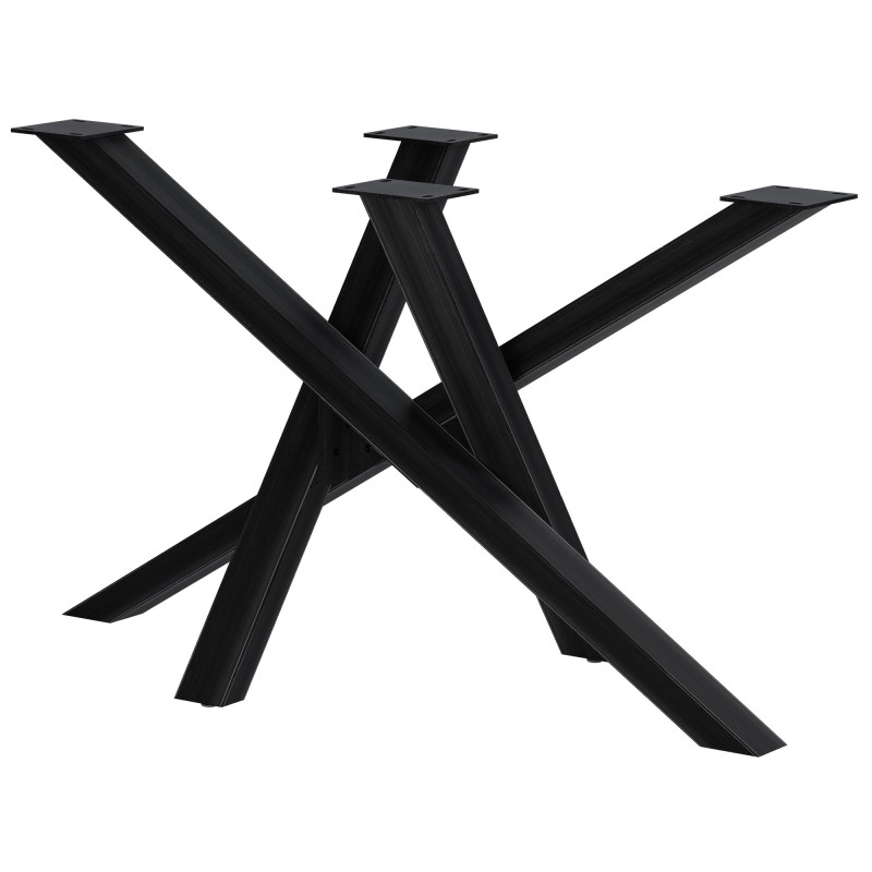 Patas de mesa Finney 120x60x72 negro antiguo