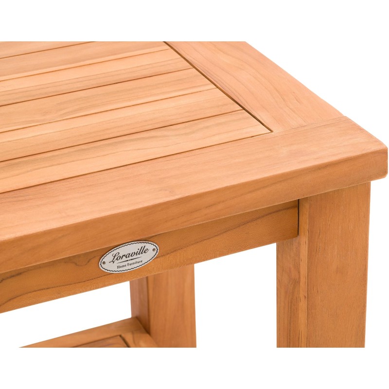 Mesa auxiliar de teca Keaton