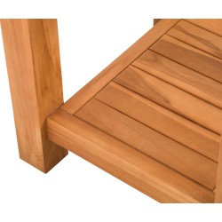 Mesa auxiliar de teca Keaton