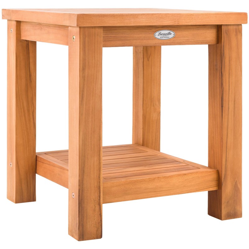 Mesa auxiliar de teca Keaton