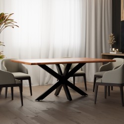 Patas de mesa Hardwick, 120 x 68 x 71 cm, negras