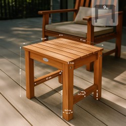 Mesa auxiliar de teca Frankton