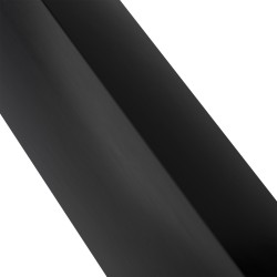 Patas de mesa Hardwick 85x85x71 cm, color negro industrial