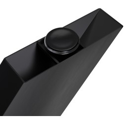 Patas de mesa Hardwick 85x85x71 cm, color negro industrial