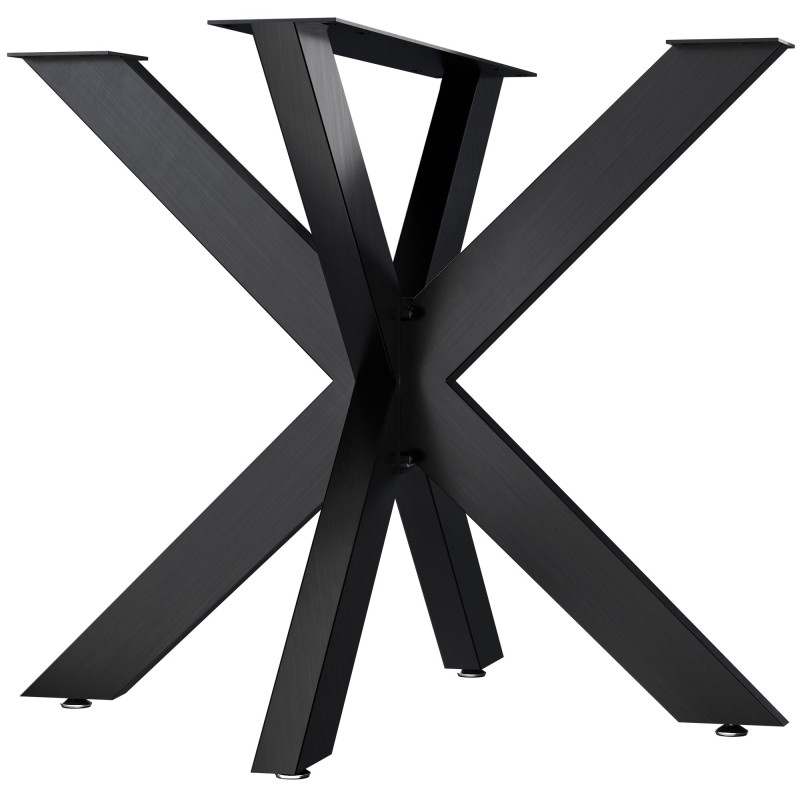 Patas de mesa Hardwick 85x85x71 cm, color negro industrial