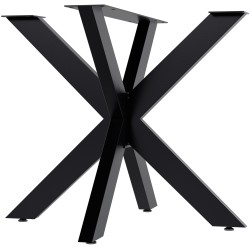 Patas de mesa Hardwick negras de 85x85x71 cm