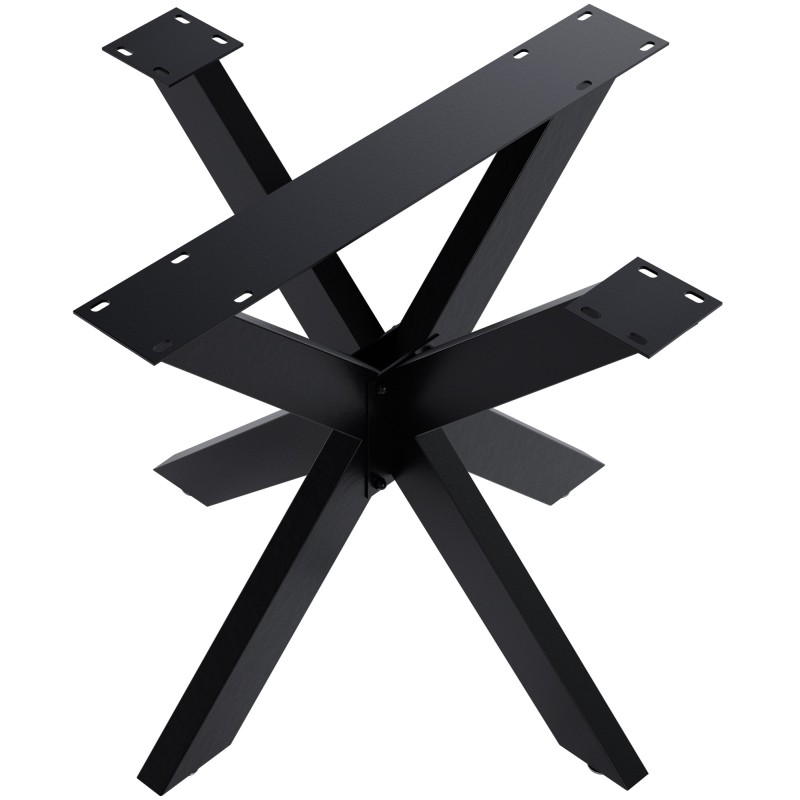 Patas de mesa Hardwick negras de 85x85x71 cm