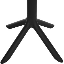 Mesa Nuvela 60x60 cm negra