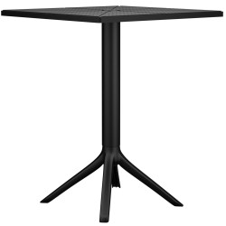 Mesa Nuvela 60x60 cm negra