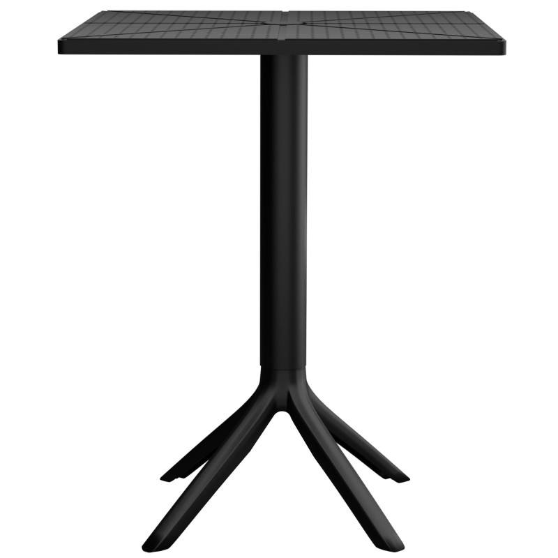 Mesa Nuvela 60x60 cm negra
