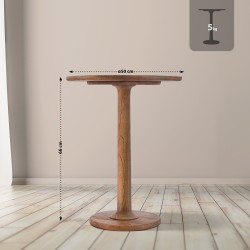 Mesa auxiliar marrón Farragut