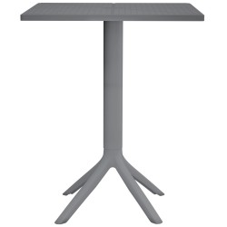 Mesa Nuvela 60x60 cm gris oscuro