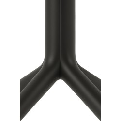 Mesa Lenval 80x80 cm negra