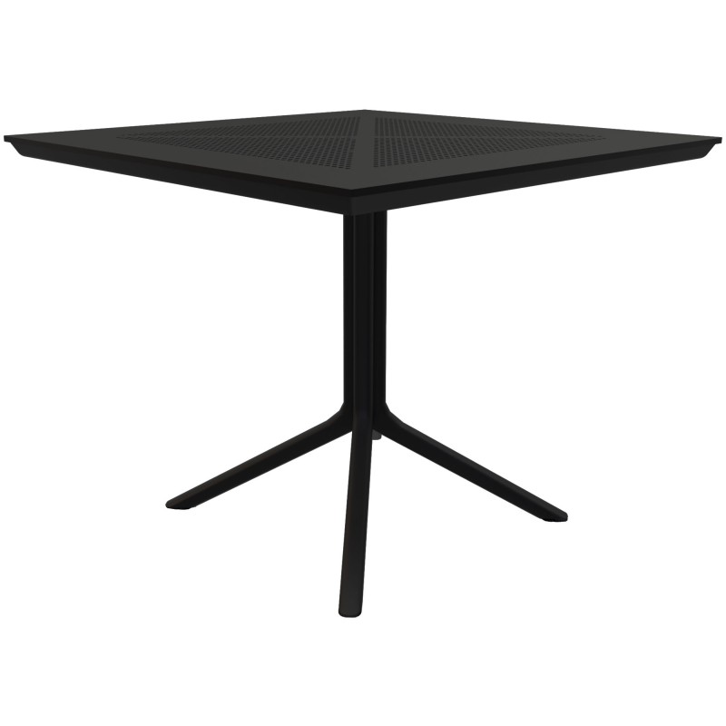 Mesa Lenval 80x80 cm negra