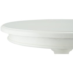 Mesa auxiliar Wiva, blanco antiguo