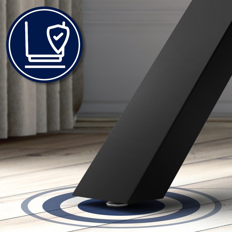 Patas de mesa Finney 180x80x72 negras