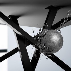 Patas de mesa Finney 180x80x72 negras