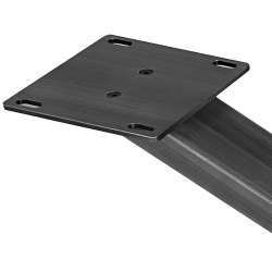 Patas de mesa Finney 180x80x72 negro antiguo