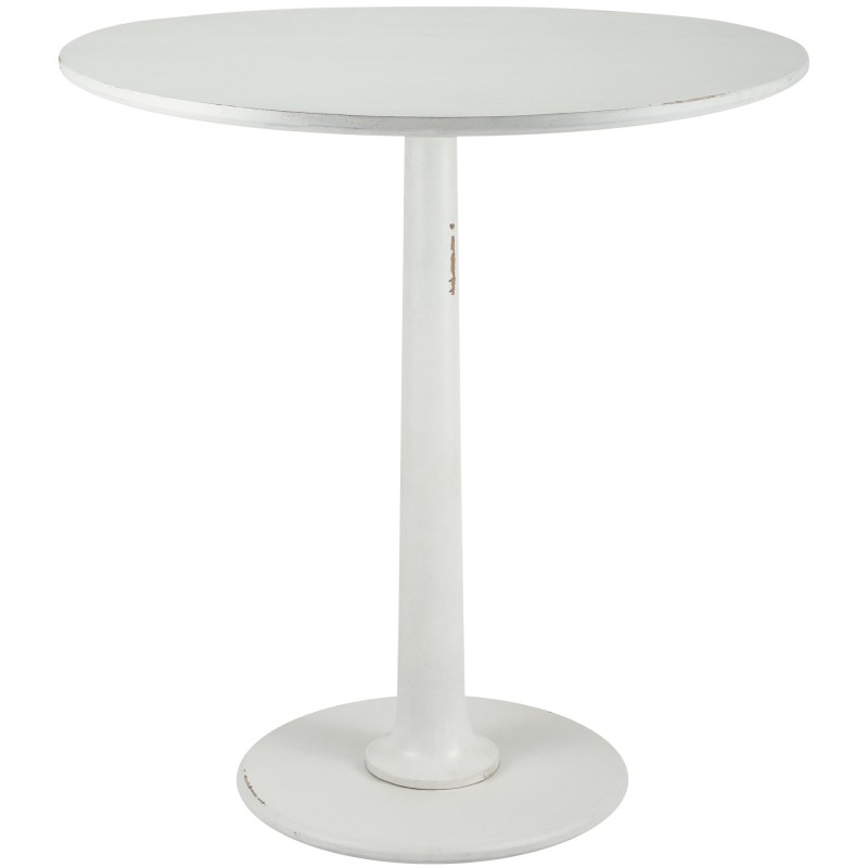 Mesa auxiliar Morristown 70 blanca antigua