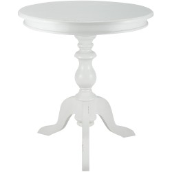 Mesa auxiliar Wiva 70, blanco antiguo