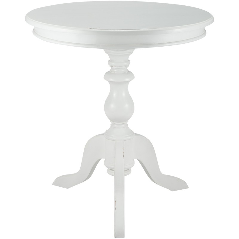 Mesa auxiliar Wiva 70, blanco antiguo