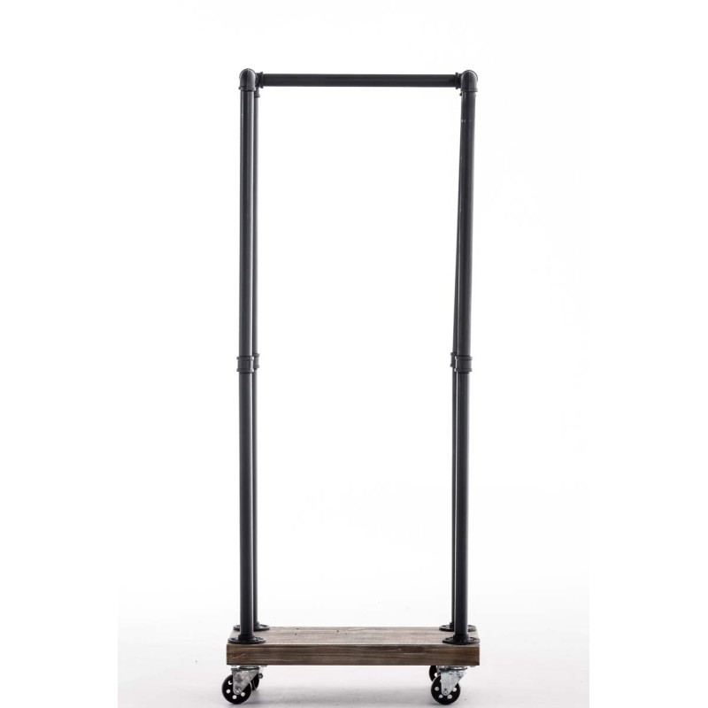 Soporte para leña 30x60x150 negro