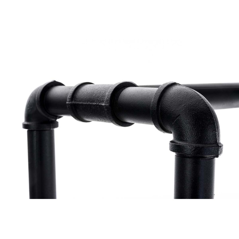 Soporte para leña 30x60x150 negro